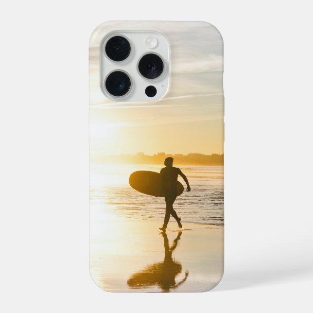 Sunset Horizon Minimalist iPhone Case - Sleek Land (Back)
