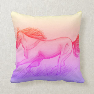 Sunset Horse Pilow Cushion