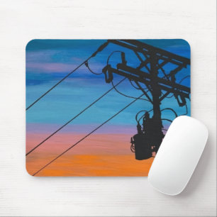 'Sunset Hum' Painting on a  Mouse Pad