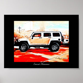 "Sunset Hummer" © 2010 S.J. Poster