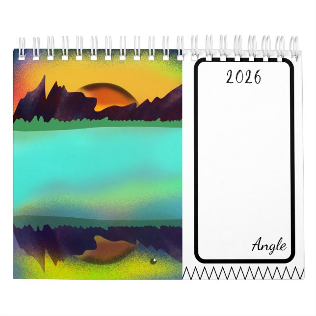 Sunset illustration Calendar  (Cover)