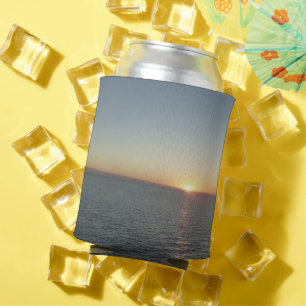 Sunset in Antigua II Island Seascape Can Cooler