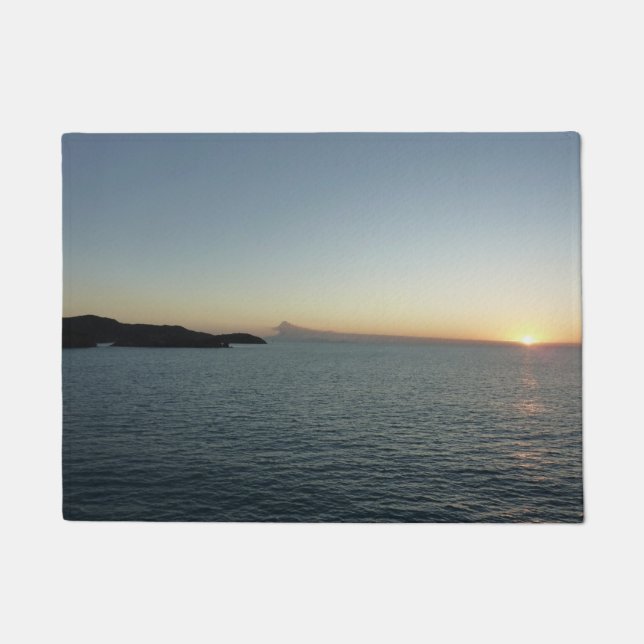 Sunset in Antigua II Island Seascape Doormat (Front)