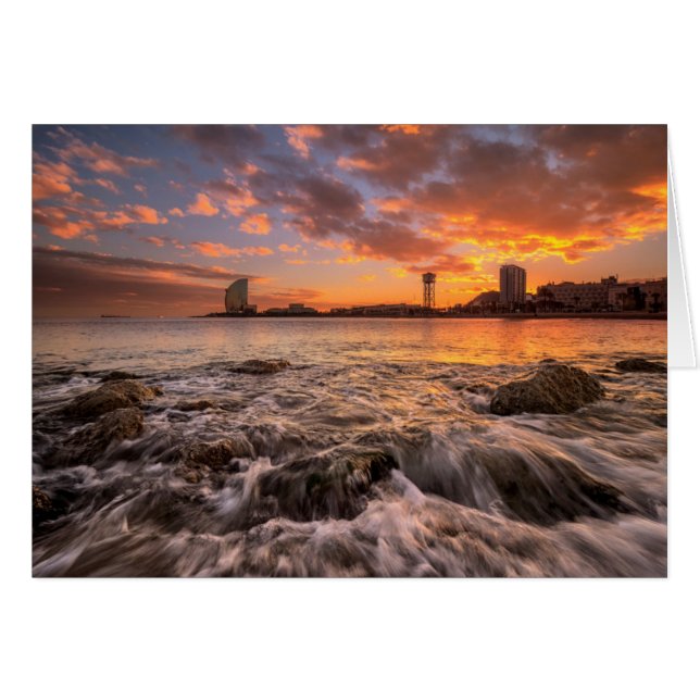 Sunset In Barcelona (Front Horizontal)