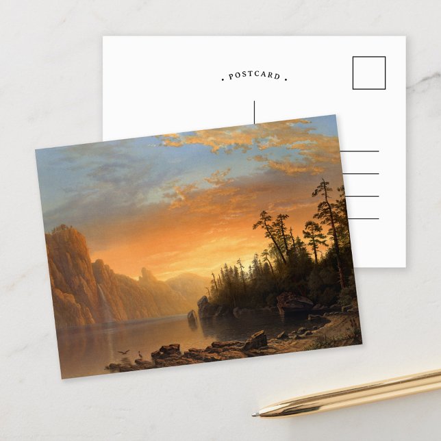 Sunset in California | Albert Bierstadt Postcard (Creator Uploaded)