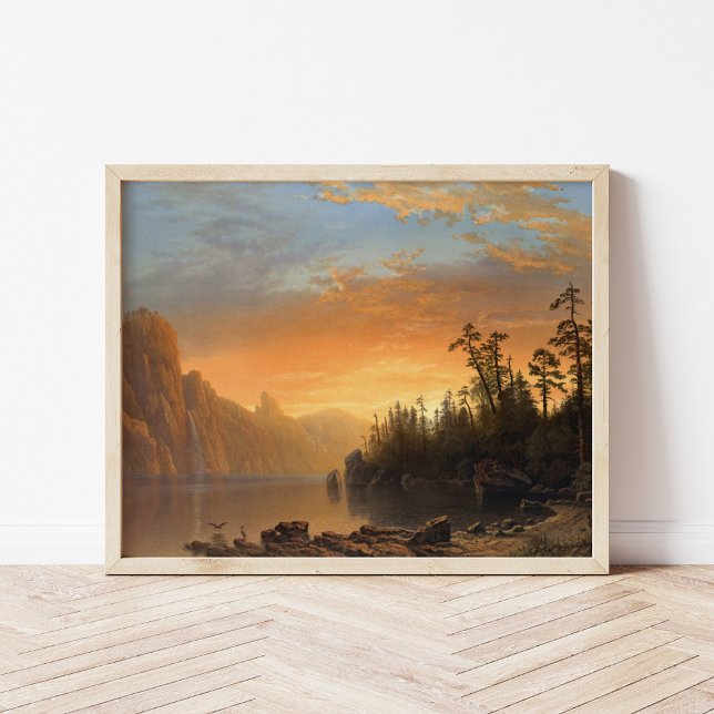 Sunset in California | Albert Bierstadt Poster (Creator Uploaded)