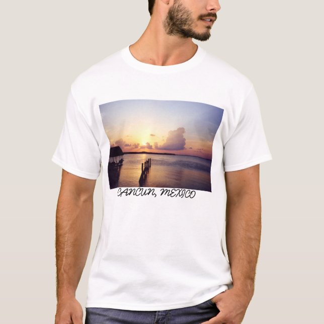 Sunset in Cancun T-Shirt (Front)