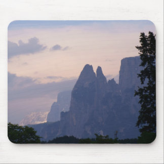 Sunset in Dolomites Mouse Pad