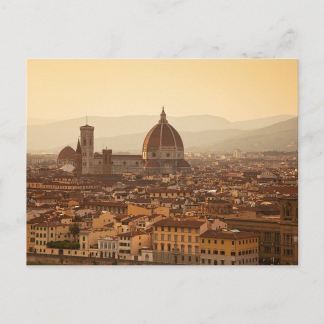 Sunset in Florence Postcard (Front)