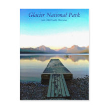 Sunset in Glacier National Park