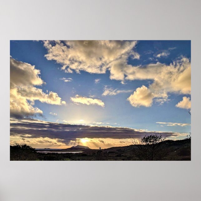 Sunset in Ireland 6 Canvas Print (Front)