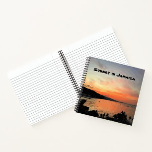 Sunset in Jamaica Notebook