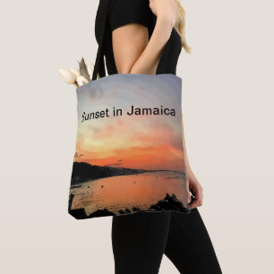 Sunset in Jamaica Tote Bag