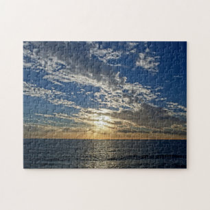 Sunset in Liguria - the Cinque Terre, Italy Puzzle