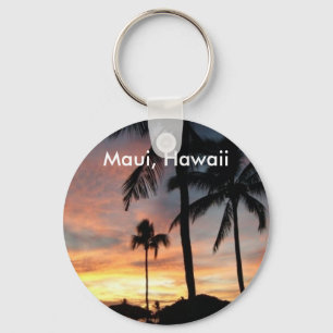 Sunset in Maui, Hawaii Key Ring