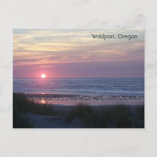 Sunset in Oregon Postcard