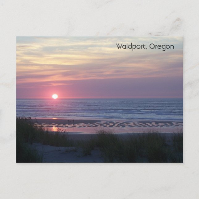 Sunset in Oregon Postcard (Front)