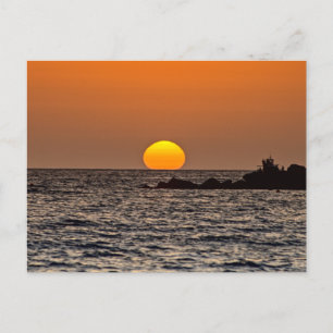 Sunset in Paphos, Cyprus (2532)  Postcard