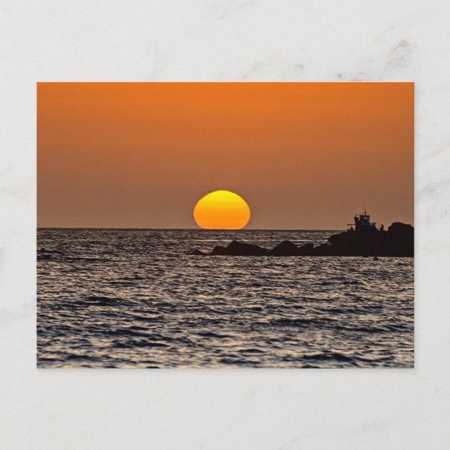Sunset in Paphos, Cyprus (2532)  Postcard (Front)