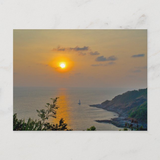 sunset in Phuket Postcard (Front)