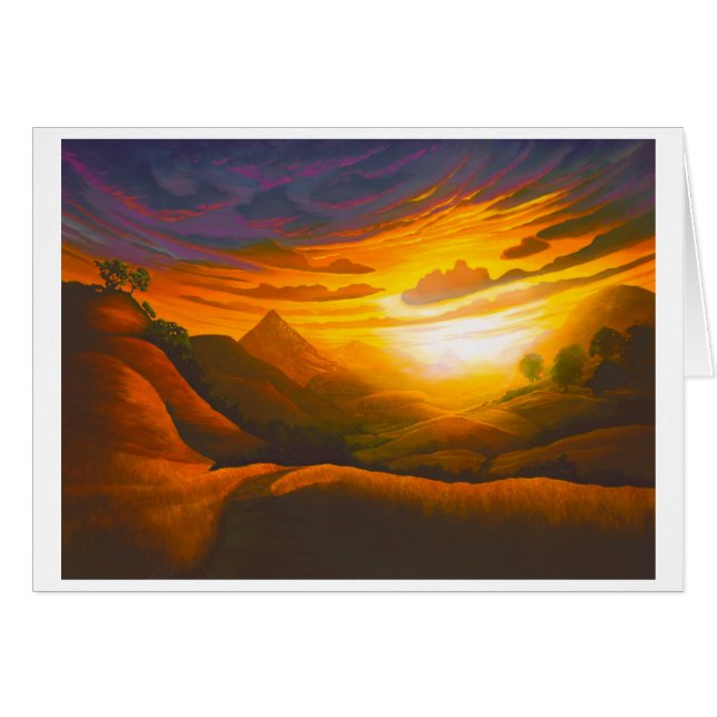 Sunset in Poly Canyon (Front Horizontal)