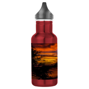 Sunset in Praia, Cape Verde 532 Ml Water Bottle
