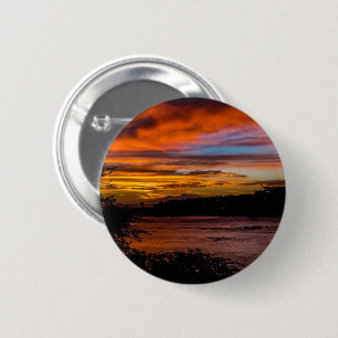 Sunset in Praia, Cape Verde 6 Cm Round Badge