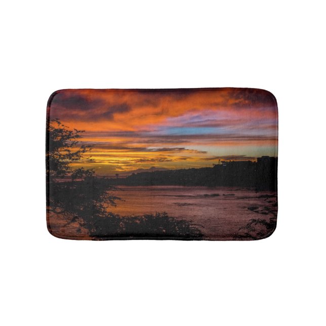 Sunset in Praia, Cape Verde Bath Mat (Front)