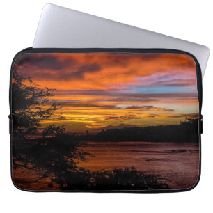 Sunset in Praia, Cape Verde Laptop Sleeve