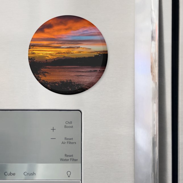 Sunset in Praia, Cape Verde Magnet (In Situ (Fridge))