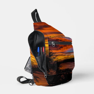 Sunset in Praia, Cape Verde Sling Bag