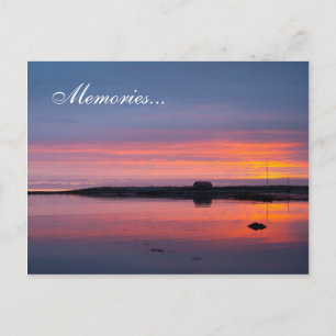 Sunset in Reykjavik Postcard