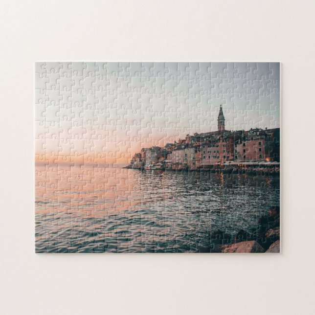 Sunset in Rovinj Croatia Jigsaw Puzzle (Horizontal)