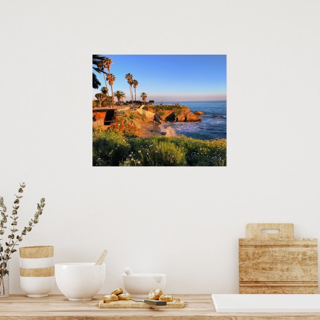 Sunset in San Diego Poster (Kitchen)