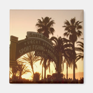 Sunset in Santa Monica Magnet