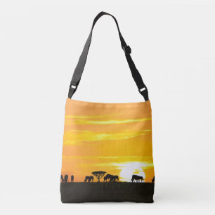 Sunset in Serengeti Crossbody Bag