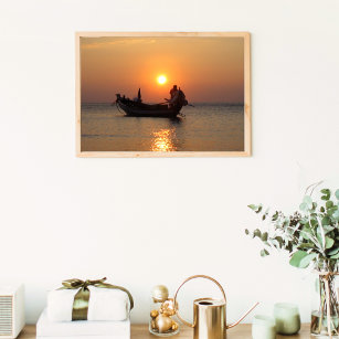 Sunset in Thailand Poster