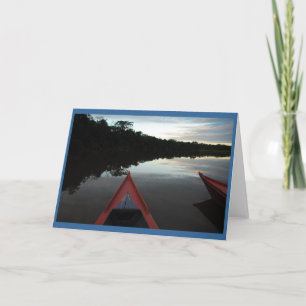 "Sunset in the Amazon" Card