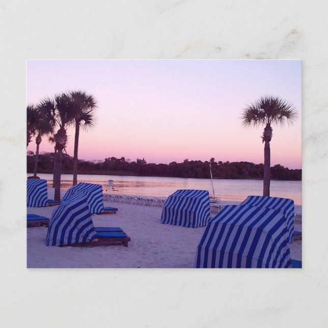 Sunset in the Cabana Postcard (Front)