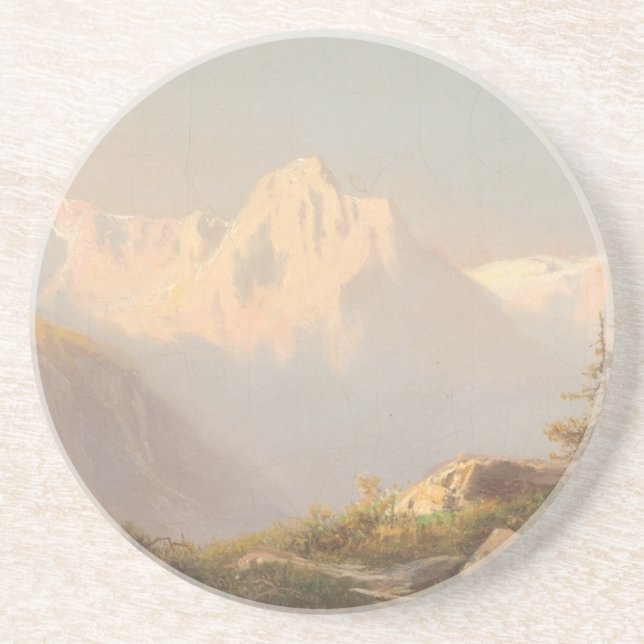 Sunset in the Mountains – Carl Lafite Coaster (Front)