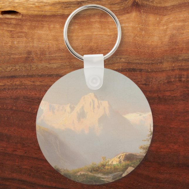 Sunset in the Mountains – Carl Lafite Key Ring (Front)