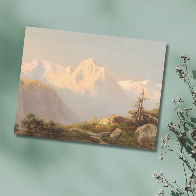 Sunset in the Mountains – Carl Lafite Postcard (Creator Uploaded)