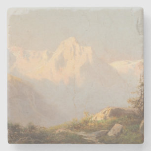 Sunset in the Mountains – Carl Lafite Stone Coaster