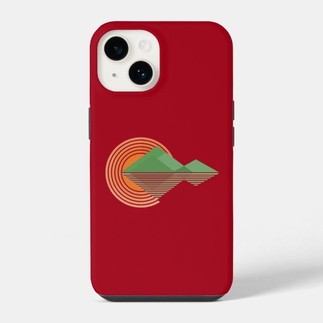 Sunset in the valley Case-Mate iPhone case (Back)