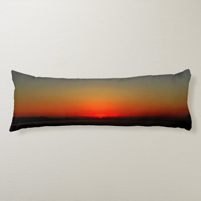 Sunset in the Water Body Cushion (Front)