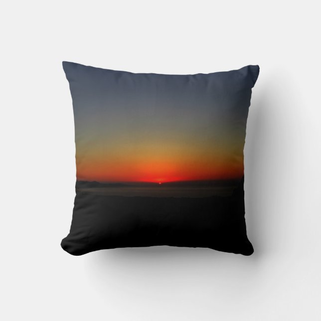 Sunset in the Water Cushion (Front)