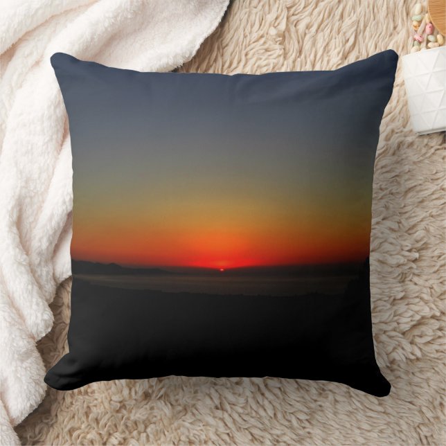 Sunset in the Water Cushion (Blanket)