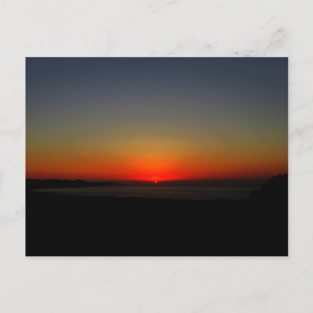 Sunset in the Water Postcard (Front)