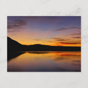 Sunset in the West Wyoming photo card