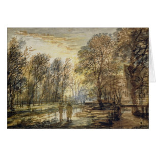 Sunset in the Wood